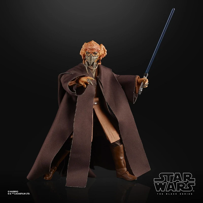 Star Wars The Black Series Plo Koon Toy 6-inch Scale Star Wars: The Clone Wars Collectible Action Figure, Toys for Kids Ages 4 and Up
