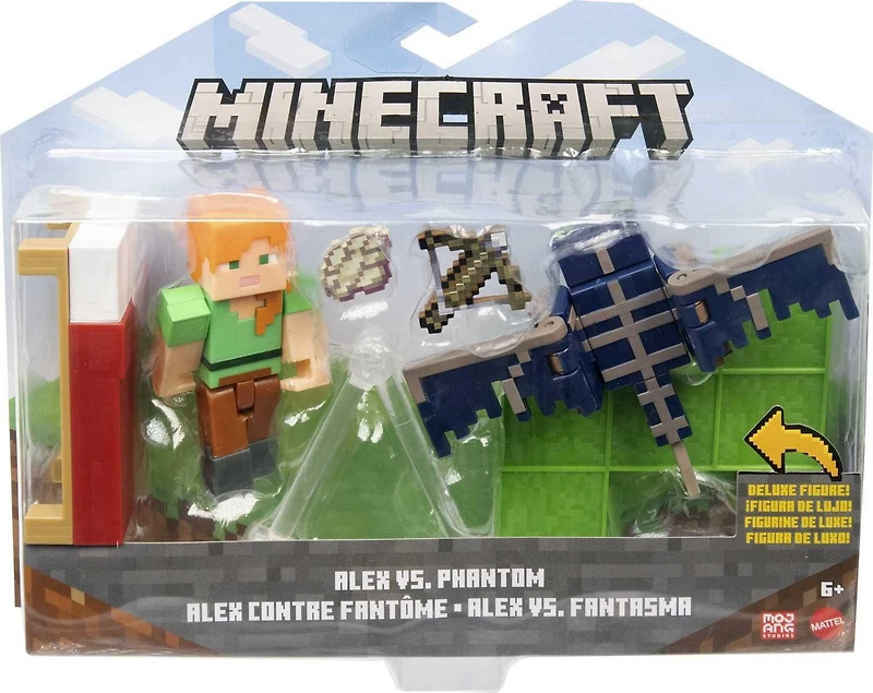 Minecraft Construction de bloc Assort. Coffrets de 2 figurines