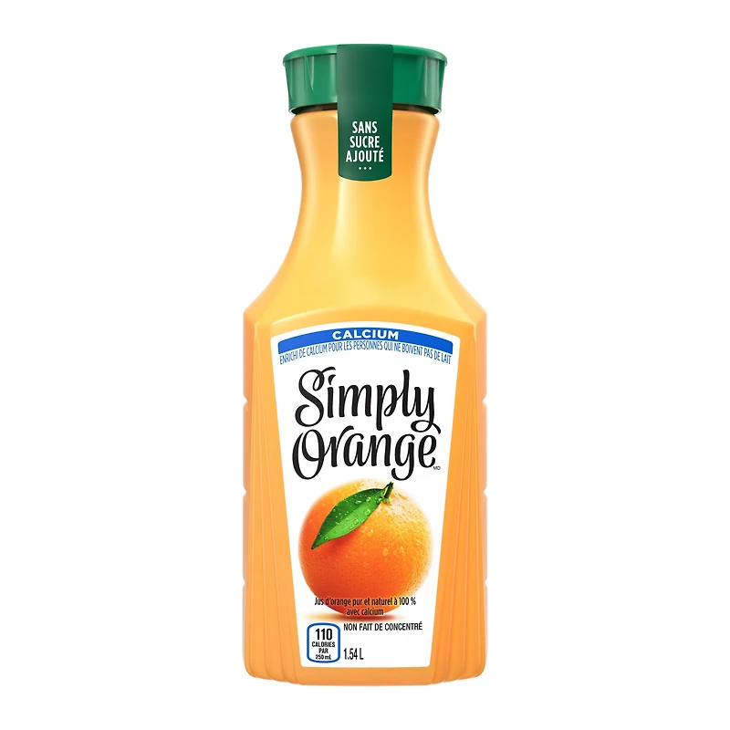 Simply Orange Calcium Bottle, 1.54 Liters, 1.54 x L