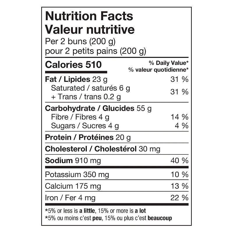McCain® Pizza Pockets® Pizza Pockets Amateurs de Viande, Fabriqué au Canada à Partir d'Ingrédients Canadiens et Importés 6 x 100g