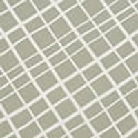 Ensemble de housse de couette 3 pièces Quadrillage abstrait vert HOMETRENDS, très grand 100 % coton