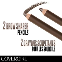 COVERGIRL Easy Breezy Brow Fill + Define Brow Pencil, Sharpener Included, Long-Lasting, Deeply Pigmented, Blendable Formula, 100% Cruelty-Free, Sharpener Included
