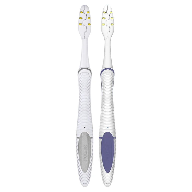 Brosses à dents à pile blanchissantes Oral-B Pulsar, souple 2 unités