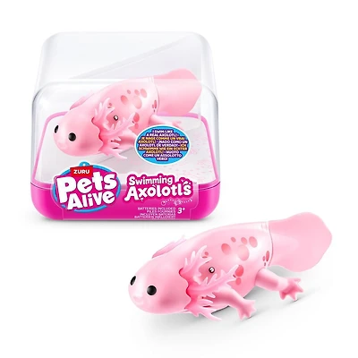 Pets Alive Axolotls – robot électronique (rose), jouet de baignade pour le bain et la piscine par ZURU
