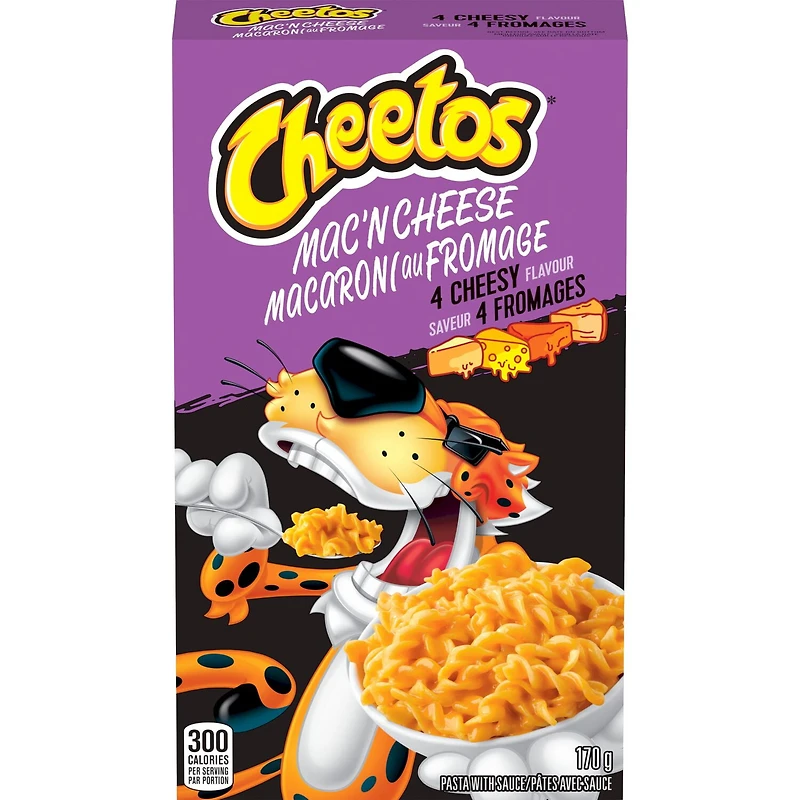 Cheetos Maccaroni au fromage, saveur 4 fromages