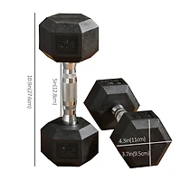 Soozier Ensemble d'haltères courtes 24 lbs entraînement musculaire haltérophilie