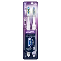 Brosses à dents à pile blanchissantes Oral-B Pulsar, souple 2 unités