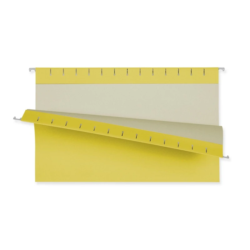 Chemises Suspendues Continental Format Lettre, Couleur Jaune, 6 Unités