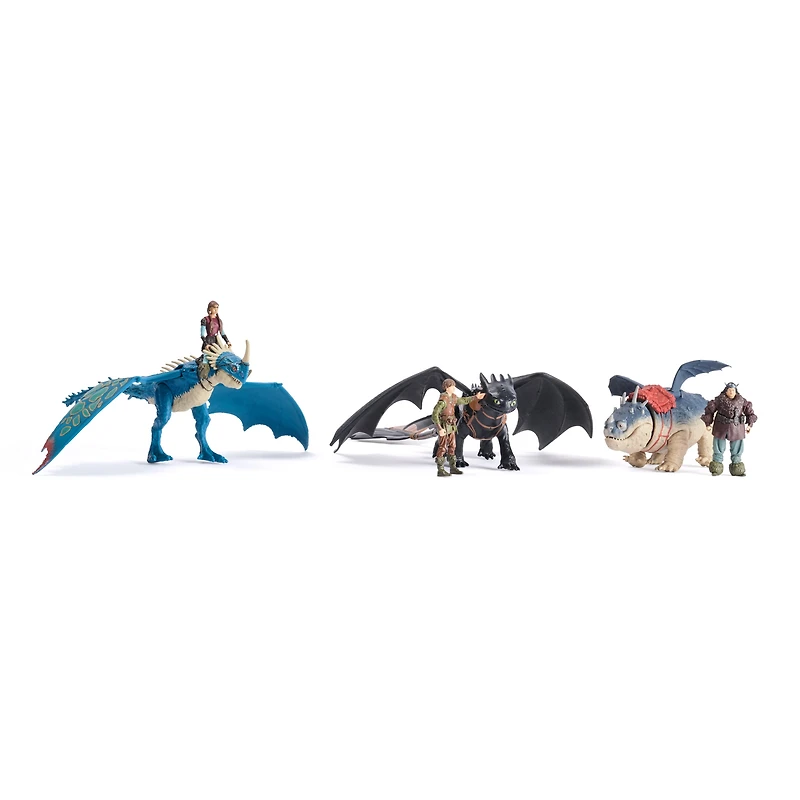DReamworks Dragons, How to Train Your Dragon, Deadly Nadder & Astrid, duo de figurines articulées Viking, jouets pour enfants à partir de 4 ans