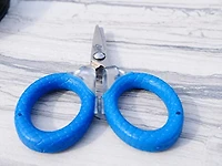 Cuda Titanium 3 Inch Micro Braid Scissors, Lifetime Warranty