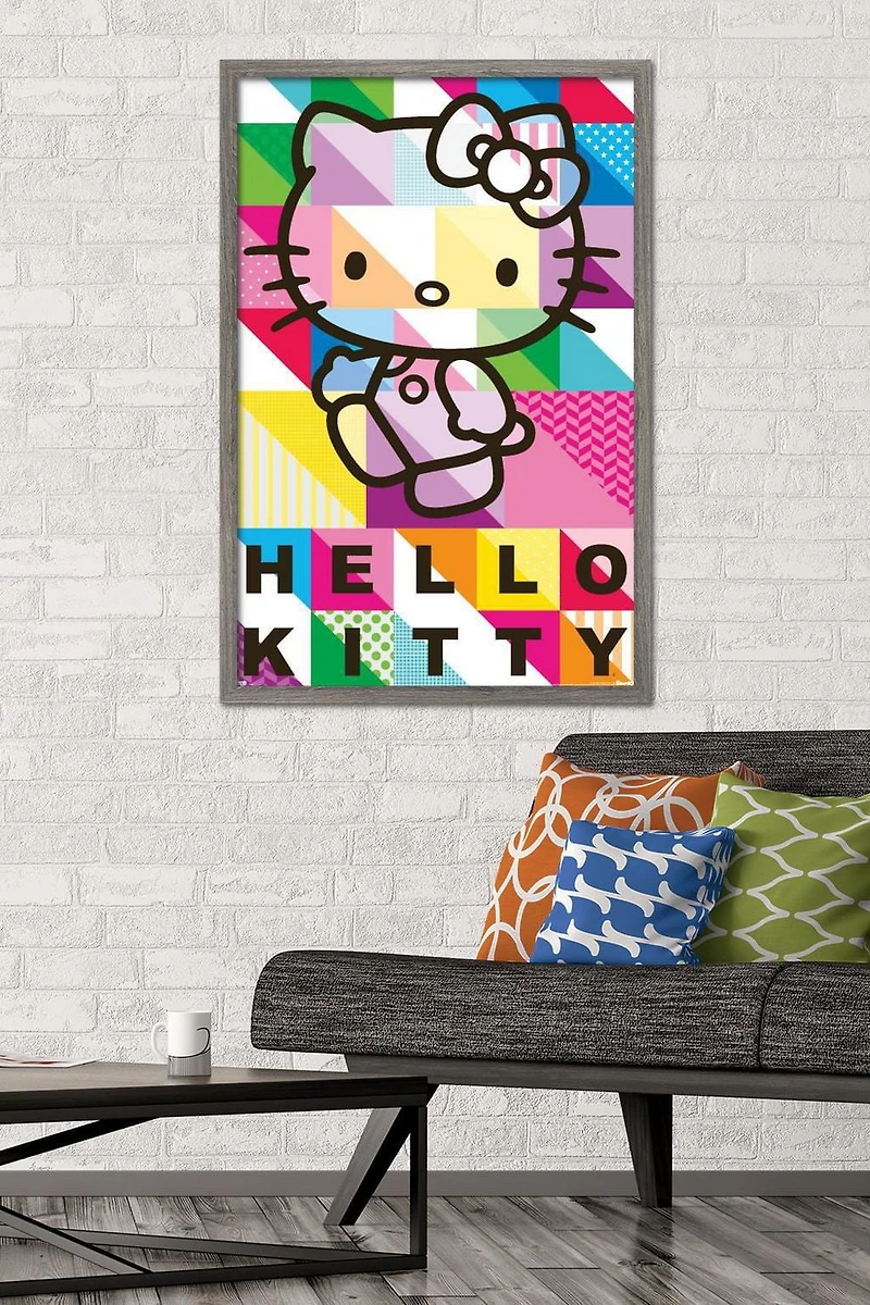 Hello Kitty - Patterns Wall Poster, 22.375" x 34"