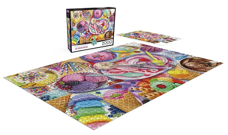 Buffalo Games Ice Cream Social 2000 Piece Jigsaw Puzzle