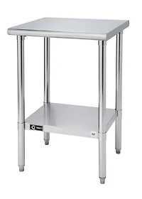TRINITY – Table de préparation EcoStorage en acier inoxydable, homologuée NSF
