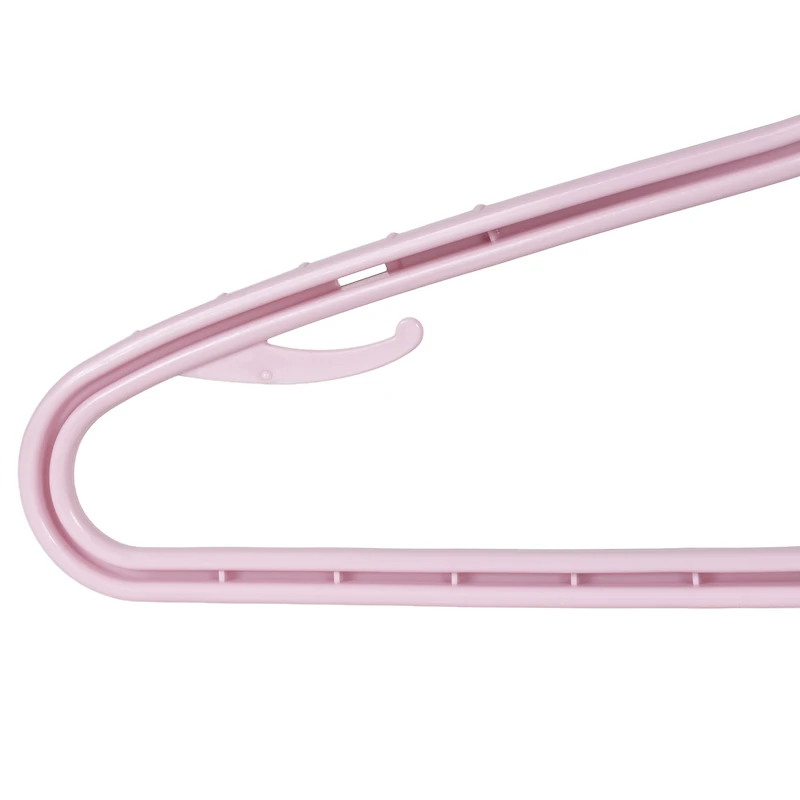 Neatfreak Plastic Clothes Hanger, pack of 10, Mauve Splash