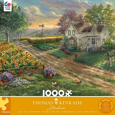 Ceaco - Thomas Kinkade - Champs de tournesols - puzzle 1000 pièces