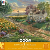 Ceaco - Thomas Kinkade - Sunflower Fields - 1000 piece puzzle