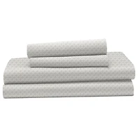 Hometrends 400 Thread Count 100% Cotton Sheet Set - Sateen, Size: Twin - King