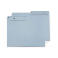 Chemises à Dossiers Continental Format Lettre, Couleur Sarcelle, 12 unités