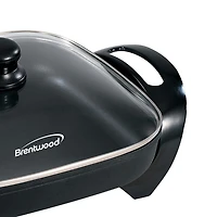 Brentwood 12” Non-Stick Electric Skillet with Glass Lid - SK65