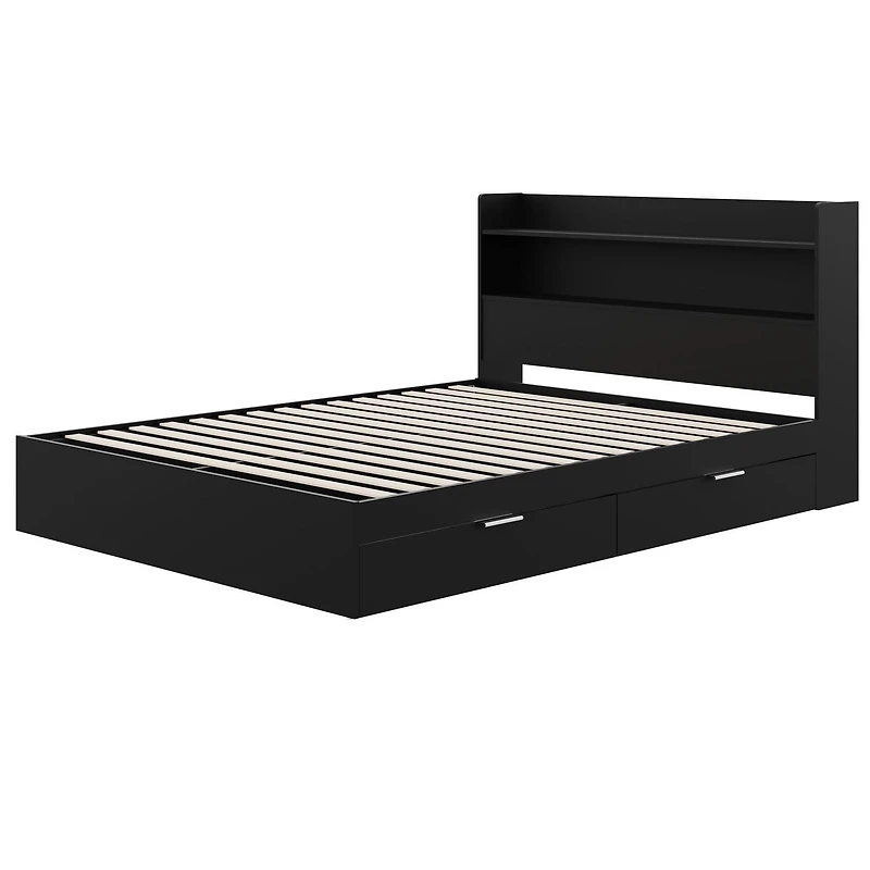Nexera Hunter Platform Bed with Headboard