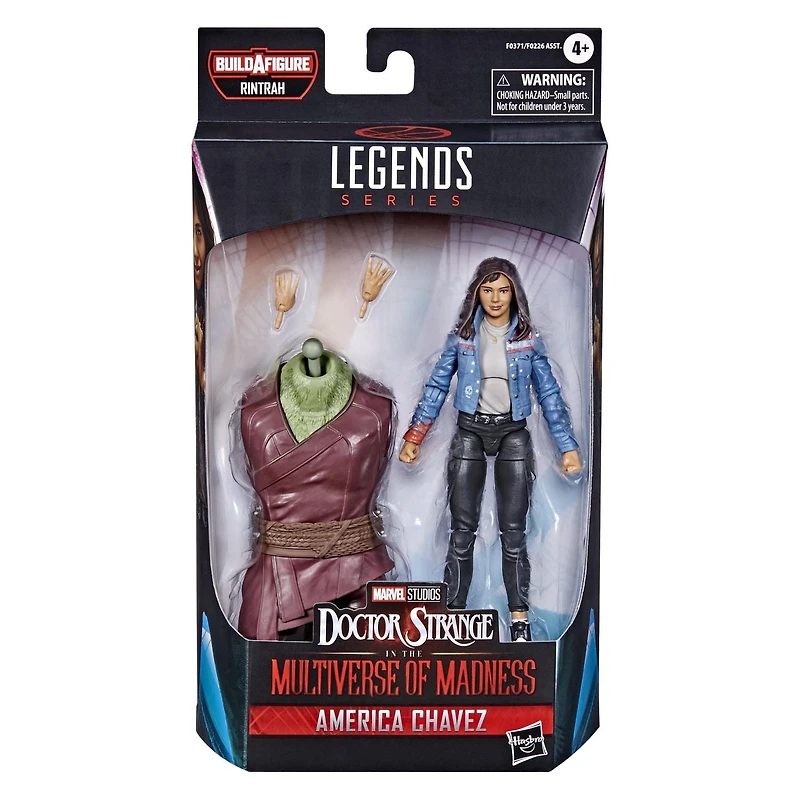 Marvel Legends Series Doctor Strange in the Multiverse of Madness 6-inch Collectible America Chavez Marvel Cinematic Universe Action Figure Toy, 2 Accessories and 1 Build-A-Figure Part