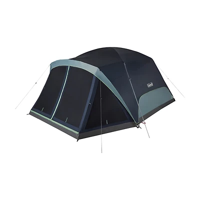 Tente de camping Coleman Skydome 8 personnes, avec pièce à moustiquaire, nuits bleues