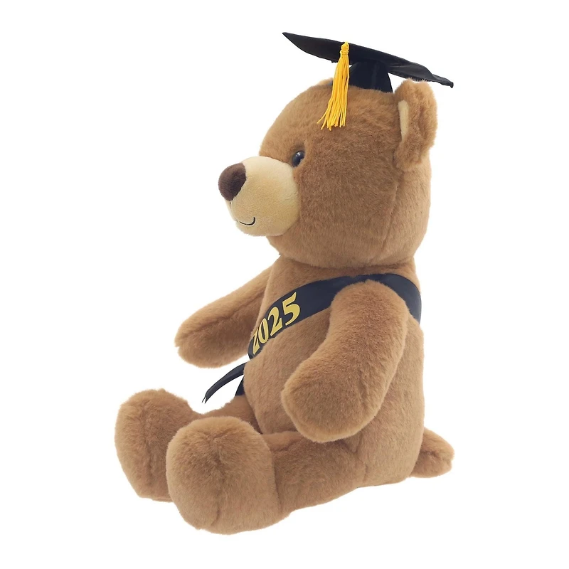 Peluche ours en peluche marron de 12 po pour remise des diplômes 2025