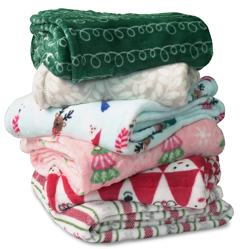 Holiday Time Soft Plush Throw