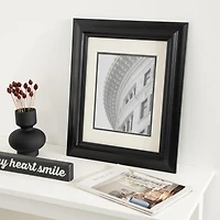 hometrends Sawyer Black Portrait Picture Frame, 11" x 14"/8" x 10"