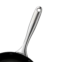 Starfrit The Rock Diamond 24cm (9.5") Non-Stick Fry Pan - Aluminum - Oven Safe - PFOA Free - Easy to Clean - Black