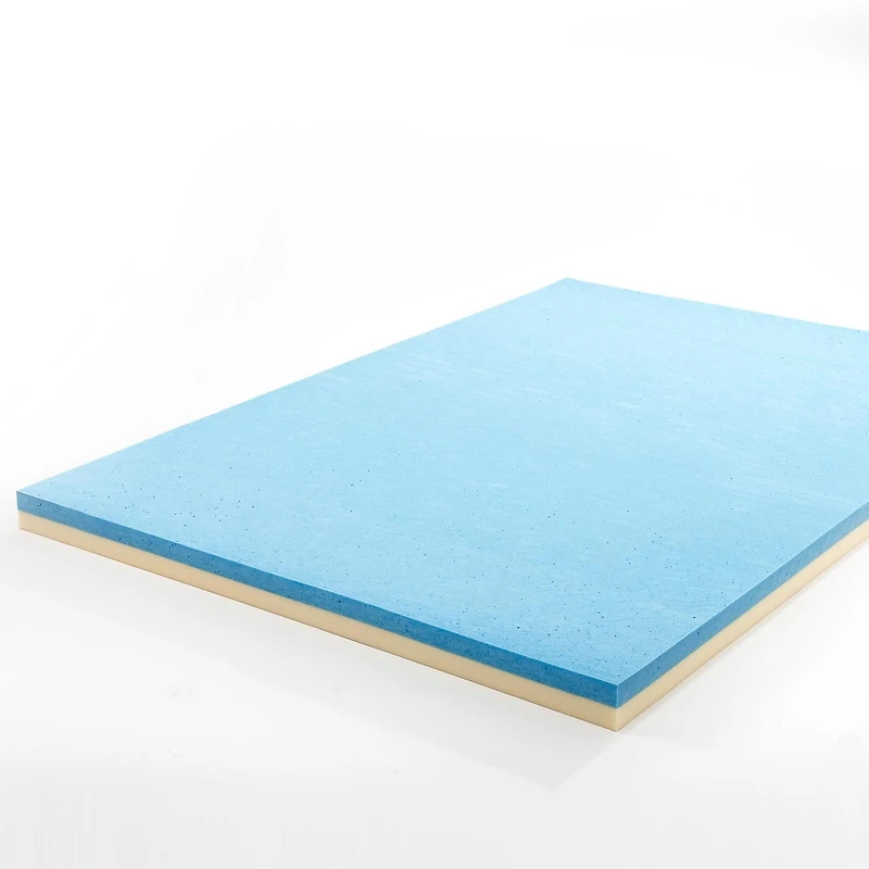 Surmatelas en mousse mémoire gel rafraîchissante de 4 po Spa Sensations de Zinus Simple, double, grand, très grand