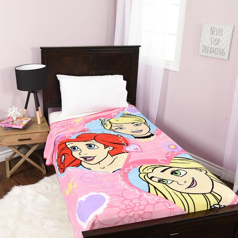 Disney PrincessMC Couverture en micro Raschel