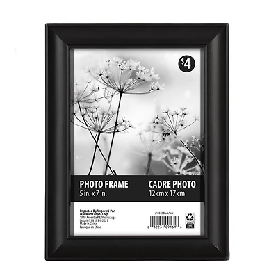 Cadre photo noir Nikolai 12,7 cm x 17,78 cm