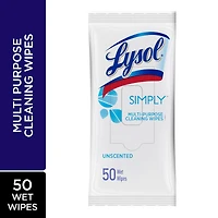LYSOL® WIPES Flat Pack - SIMPLY™ Lightly Scented, 50 ct, 50ct