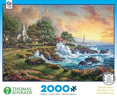 Ceaco - Thomas Kinkade - Seaside Haven -  2000 Piece Puzzle