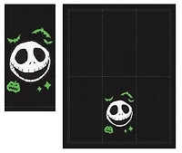 Disney The Nightmare Before Christmas Jack Skellington Black and Green Dish Towe