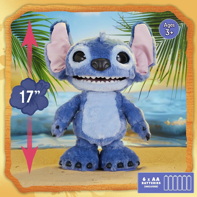 Peluche Stitch interactive de Disney DISNEY PELUCHE STITCH