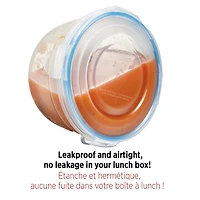 Starfrit LocknLock Contenant Repliable 1,2L/40oz, Hermétique, Étanche, Sans BPA, Gain de Place, Silicone, Va au Micro-ondes Congélateur et Lave-vaisselle, Couvercle à Valve, Compact Gagnez de l’espace avec le contenant pliable LocknLock 1,2 L de Starfrit. Réduit à moins de la moitié de sa hauteur. Hermétique, sans BPA. Va au micro-ondes, congélateur et lave-vaisselle. Parfait pour petits espaces, voyages et pique-niques.