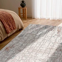 Rug Branch Cascade Collection Tapis abstrait moderne