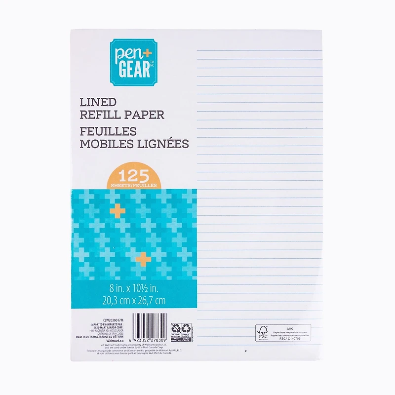 Refiller paper, Refiller paper 250page