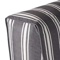 Chaise Gonflable Hometrends - bande grise
