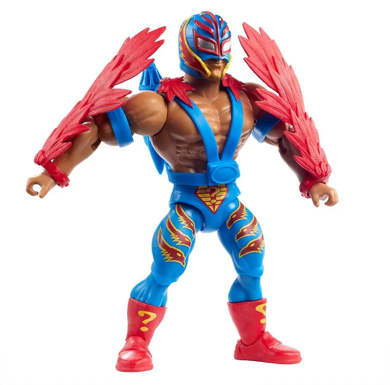 WWE Figurine Articulée Rey Mysterio des Maîtres de l'Univers de la WWE