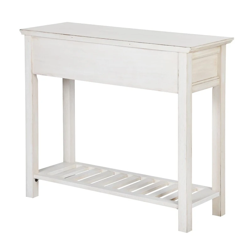 Homylin Console Table with Drawer, Narrow Wood Accent Sofa Table Entryway Table with Shelf, for Front Hall, Hallway, Living Room, Entry Way, Couch, Kitchen, Foyer