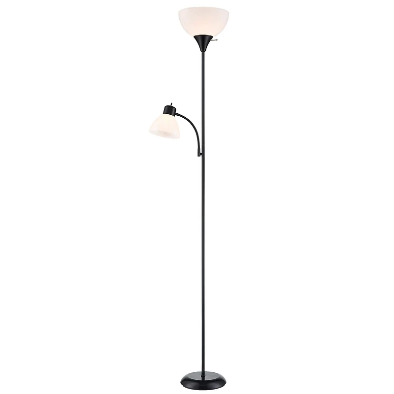 Lampadaire Mainstays avec lampe de lecture Hauteur : 180,3 cm
