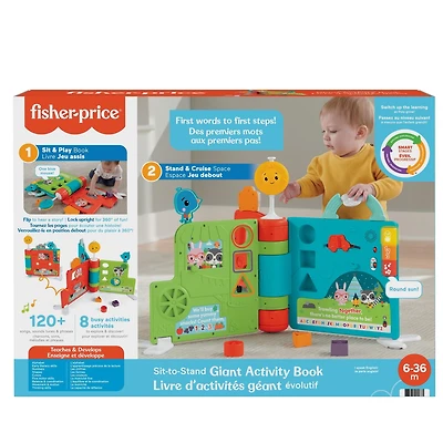 Mon Grand Livre d’Activités Évolutif de Fisher-Price – Version Anglais