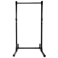 Support de squat réglable multifonctions Everyday Essentials d'une capacité de 500 livres avec barre de traction et supports de poids
