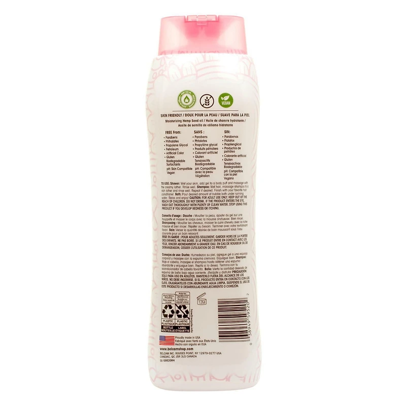 Belcam Bath Therapy 3 in 1 Body Wash, Bubble Bath & Shampoo