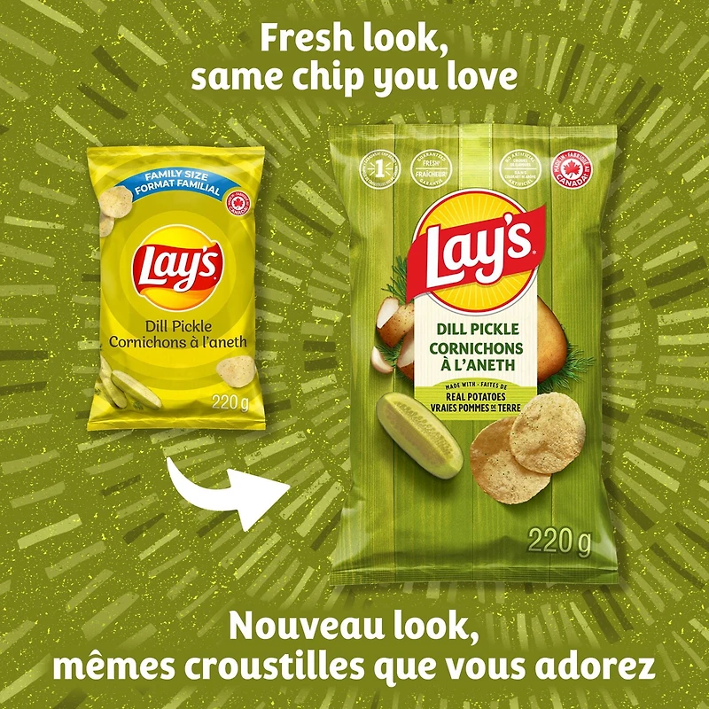 Lay's Dill Pickle flavoured Potato Chips