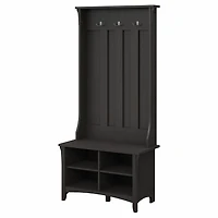 Bush Furniture Salinas Hall Tree with Storage Bench