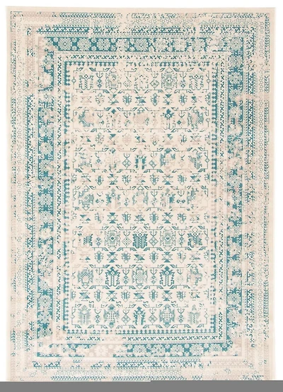 Tapis ECARPET de Style Traditionnel pour Salle à Manger, Salon et Chambre à Coucher Wilby Vert
